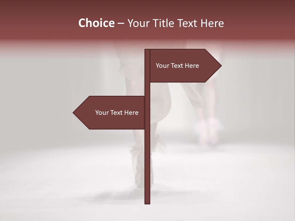 Woman Young Wear PowerPoint Template