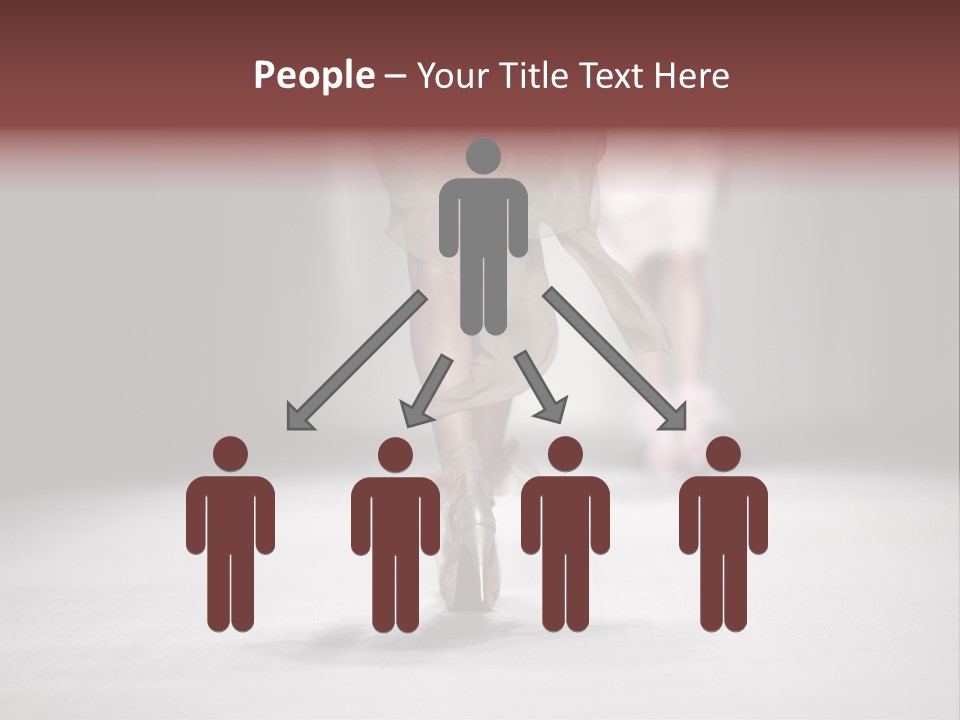 Woman Young Wear PowerPoint Template