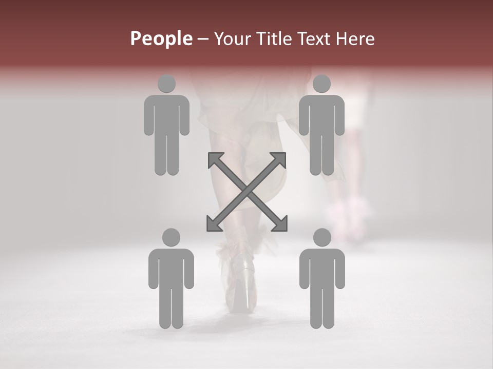 Woman Young Wear PowerPoint Template