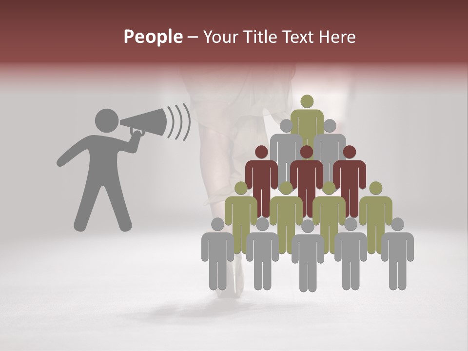 Woman Young Wear PowerPoint Template