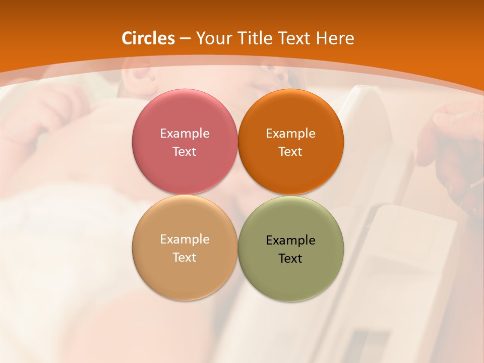 Baby Parenthood Girl PowerPoint Template