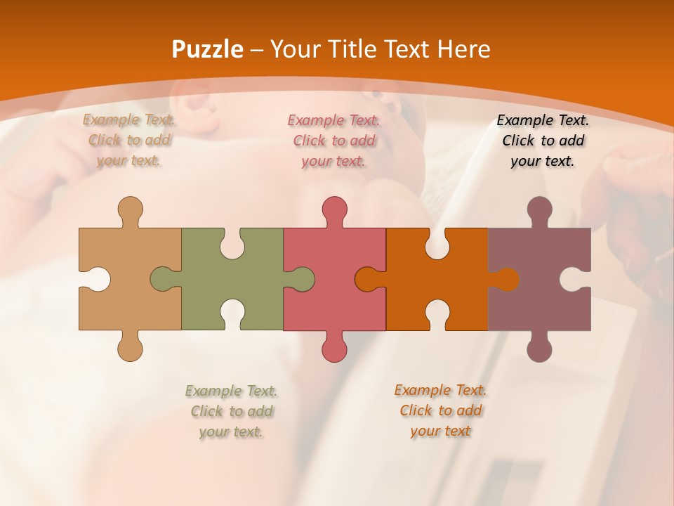 Baby Parenthood Girl PowerPoint Template