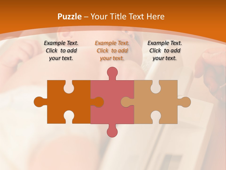 Baby Parenthood Girl PowerPoint Template