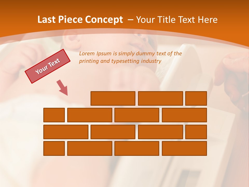 Baby Parenthood Girl PowerPoint Template