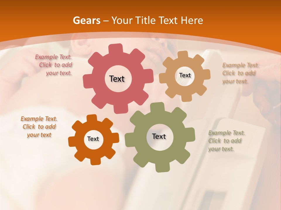 Baby Parenthood Girl PowerPoint Template