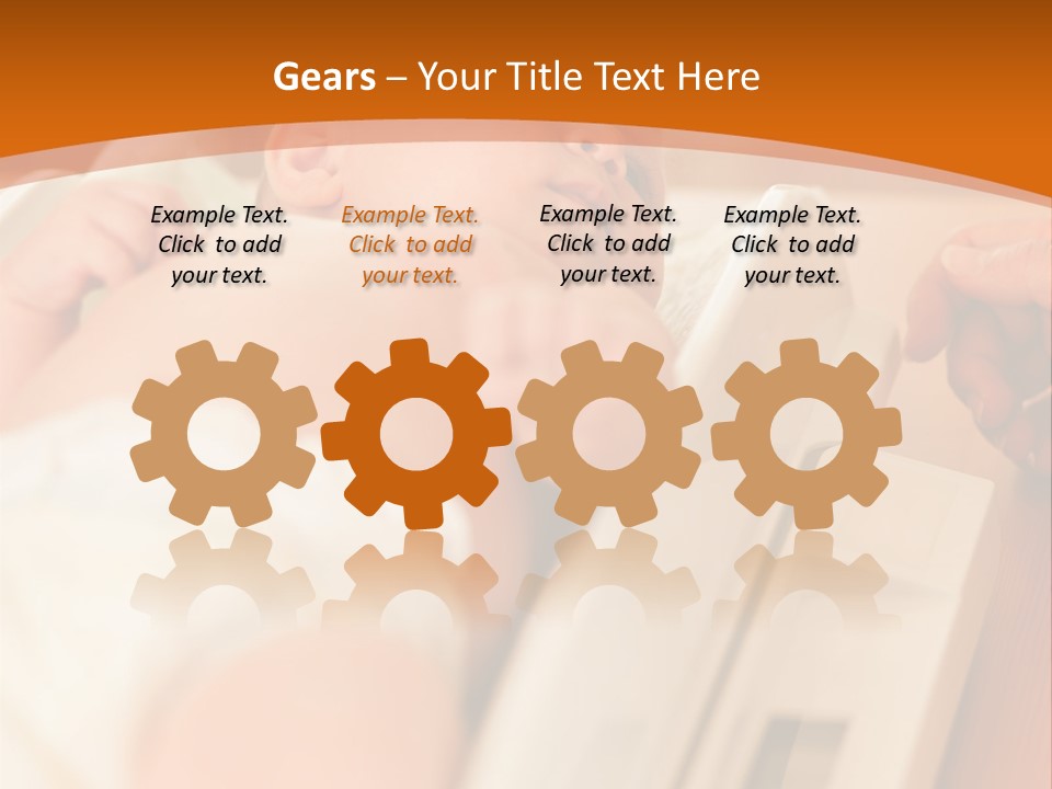 Baby Parenthood Girl PowerPoint Template