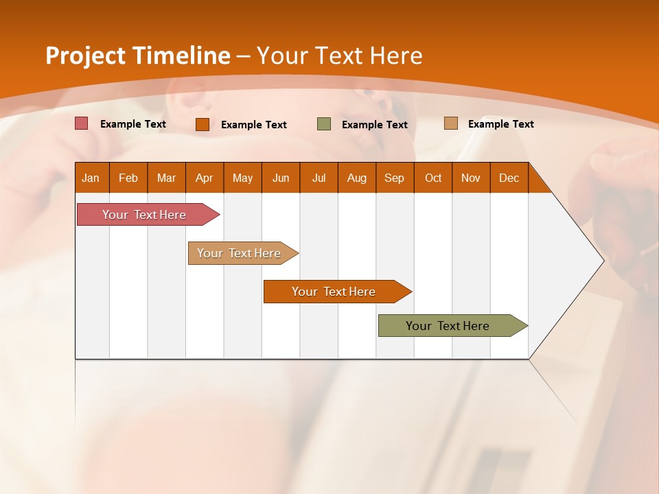 Baby Parenthood Girl PowerPoint Template