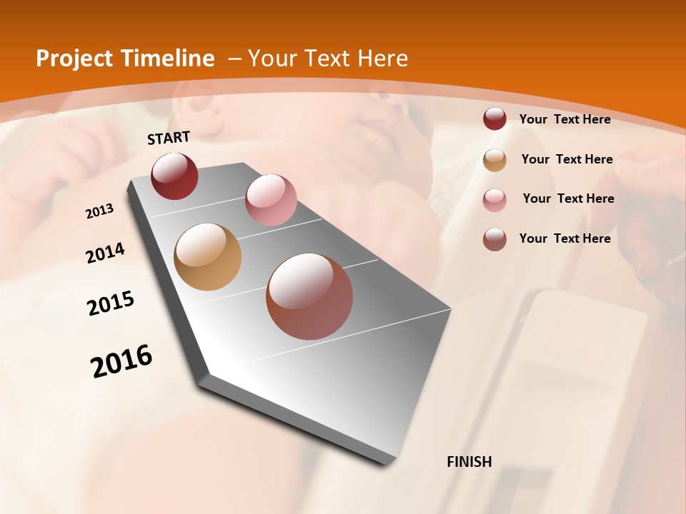 Baby Parenthood Girl PowerPoint Template