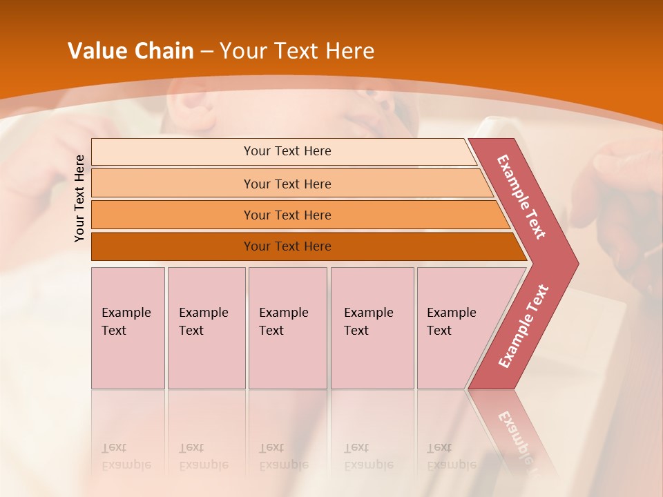 Baby Parenthood Girl PowerPoint Template