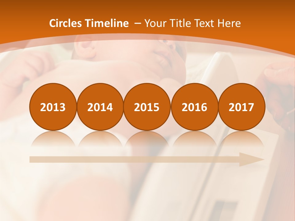 Baby Parenthood Girl PowerPoint Template