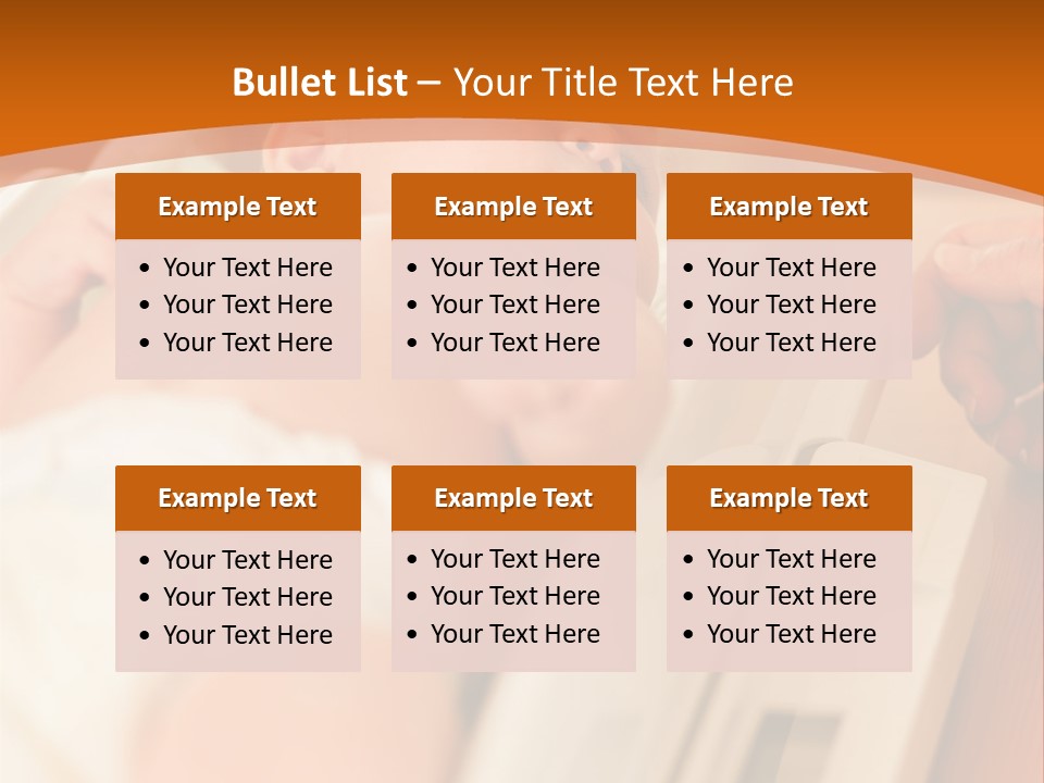 Baby Parenthood Girl PowerPoint Template