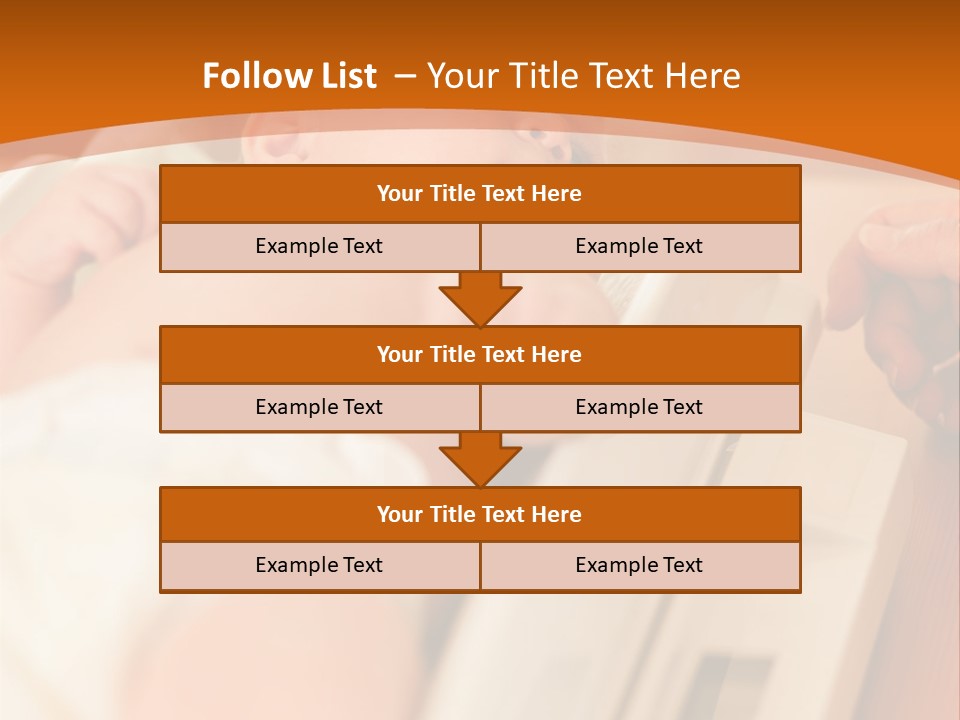 Baby Parenthood Girl PowerPoint Template