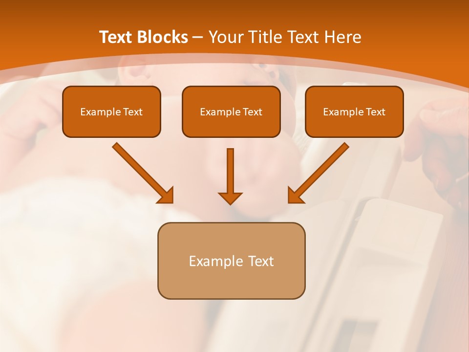 Baby Parenthood Girl PowerPoint Template