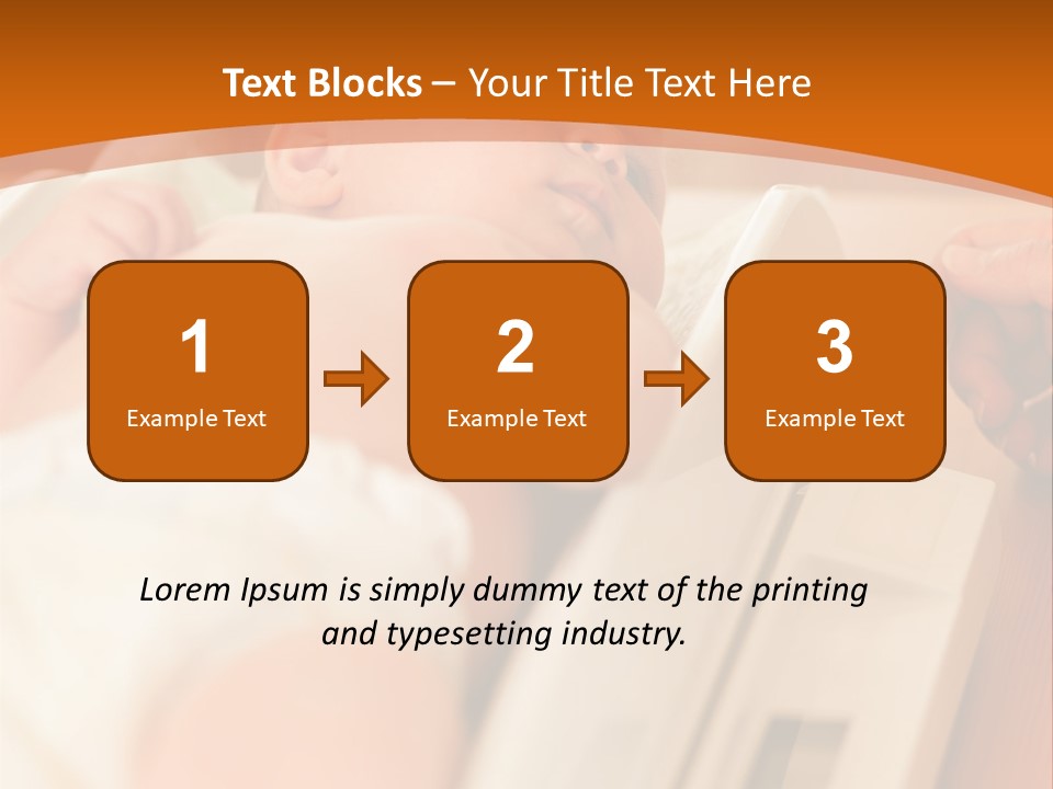 Baby Parenthood Girl PowerPoint Template