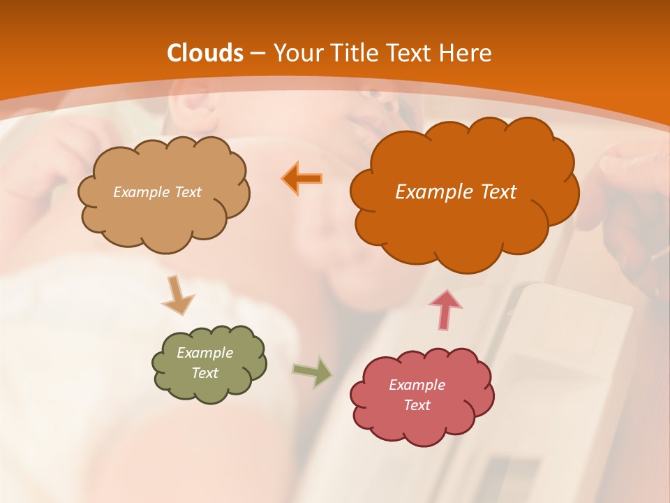 Baby Parenthood Girl PowerPoint Template