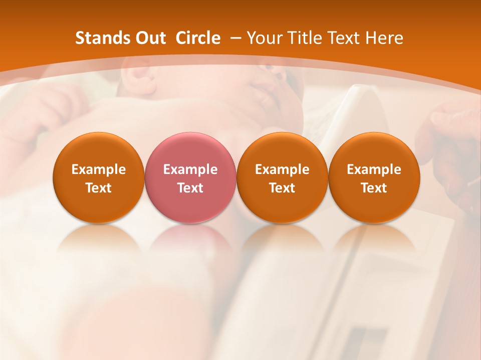 Baby Parenthood Girl PowerPoint Template