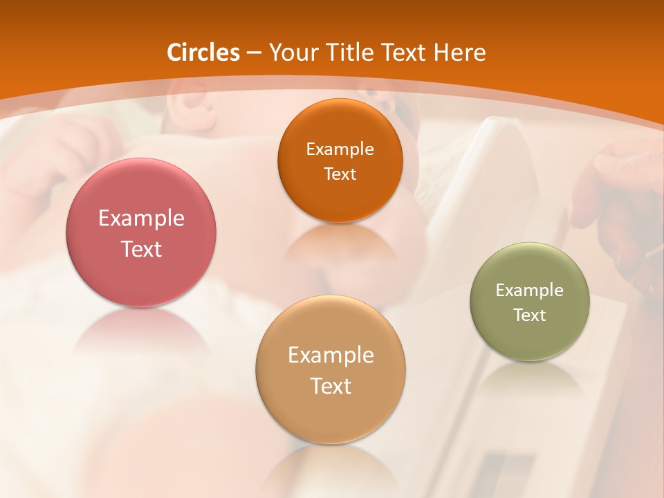 Baby Parenthood Girl PowerPoint Template