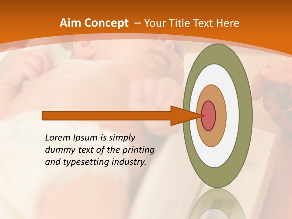 Baby Parenthood Girl PowerPoint Template