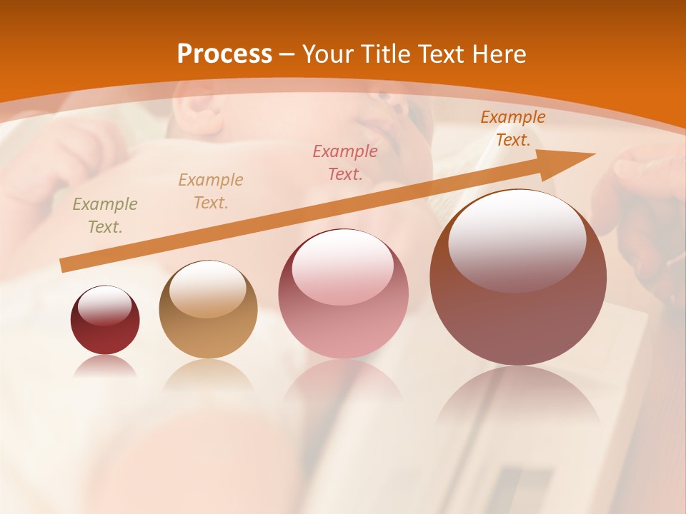 Baby Parenthood Girl PowerPoint Template