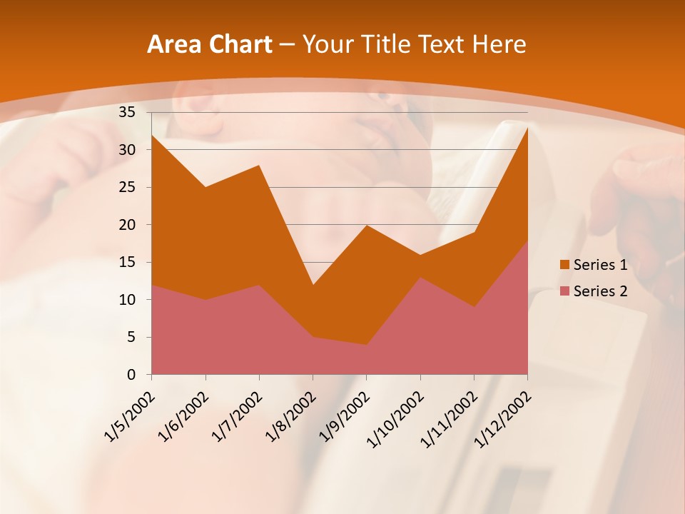 Baby Parenthood Girl PowerPoint Template