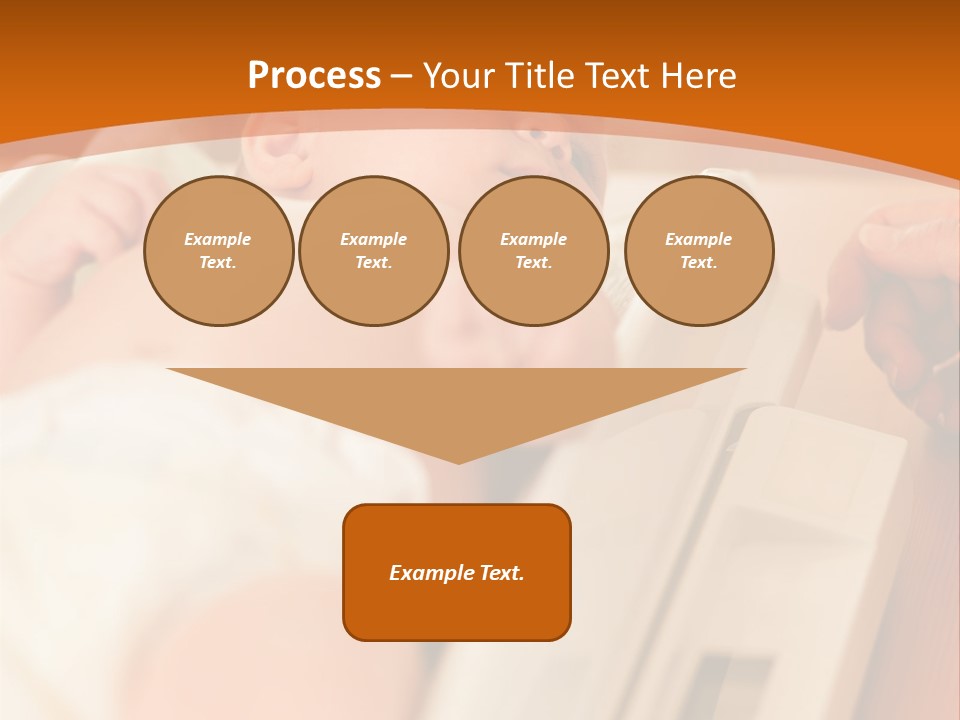 Baby Parenthood Girl PowerPoint Template