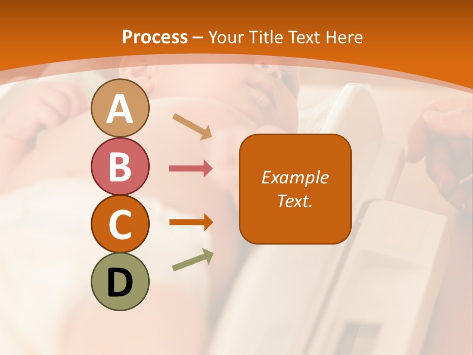 Baby Parenthood Girl PowerPoint Template