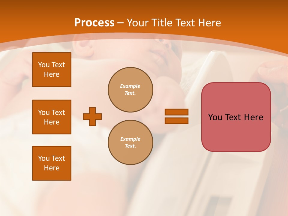 Baby Parenthood Girl PowerPoint Template