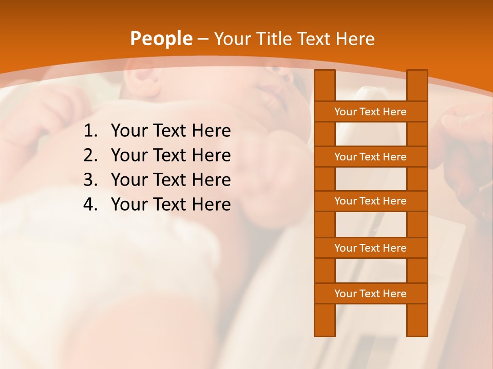 Baby Parenthood Girl PowerPoint Template