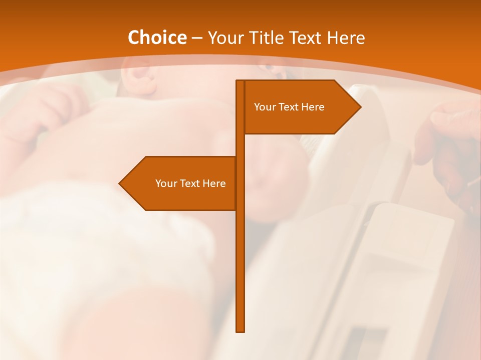 Baby Parenthood Girl PowerPoint Template