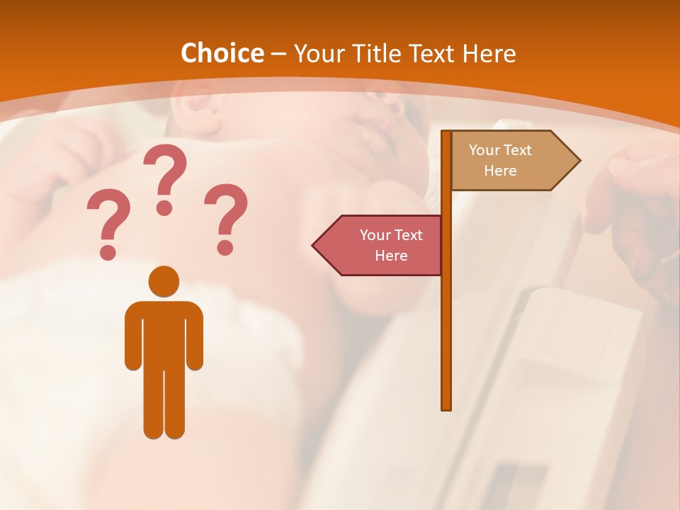 Baby Parenthood Girl PowerPoint Template