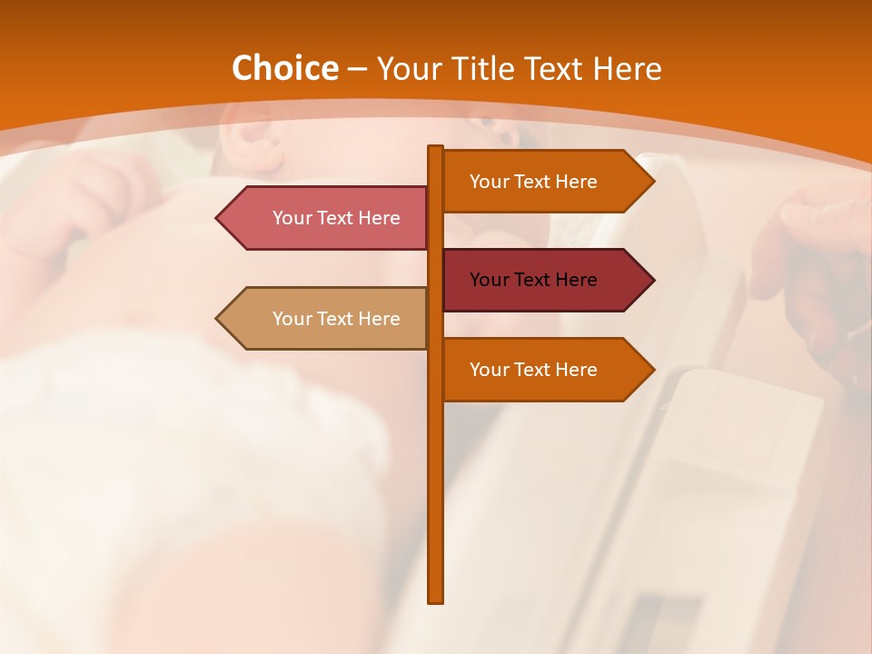 Baby Parenthood Girl PowerPoint Template