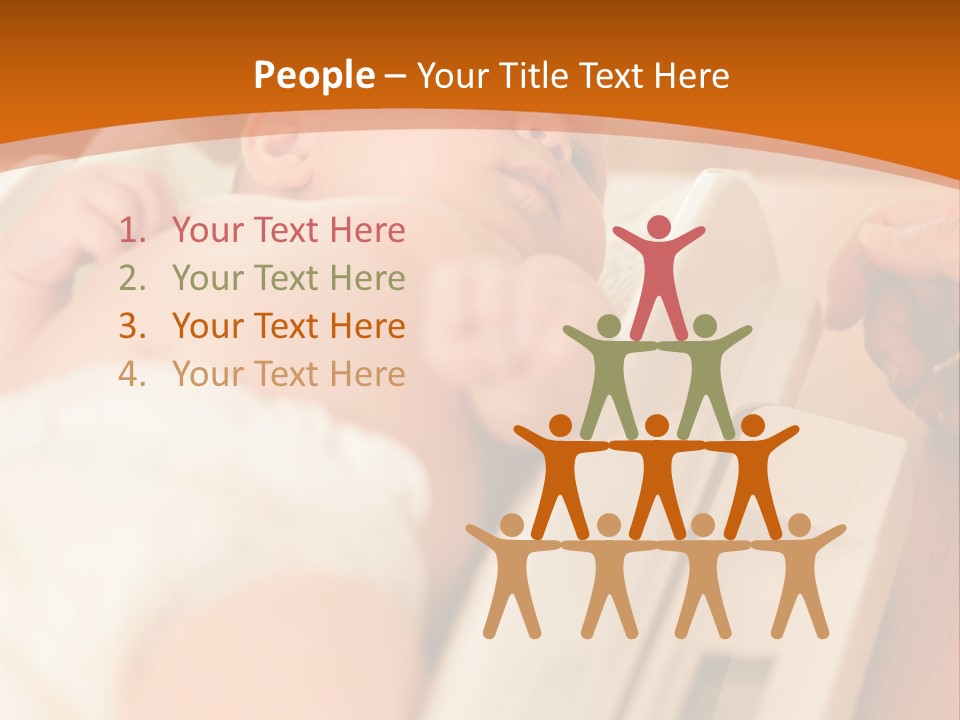 Baby Parenthood Girl PowerPoint Template