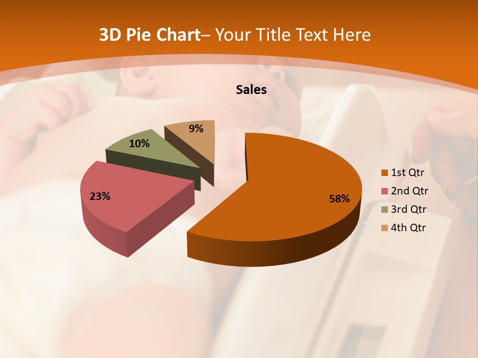 Baby Parenthood Girl PowerPoint Template