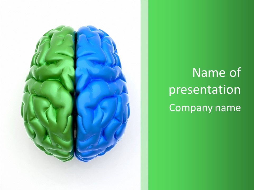 Intelligence Anatomy Psychology PowerPoint Template