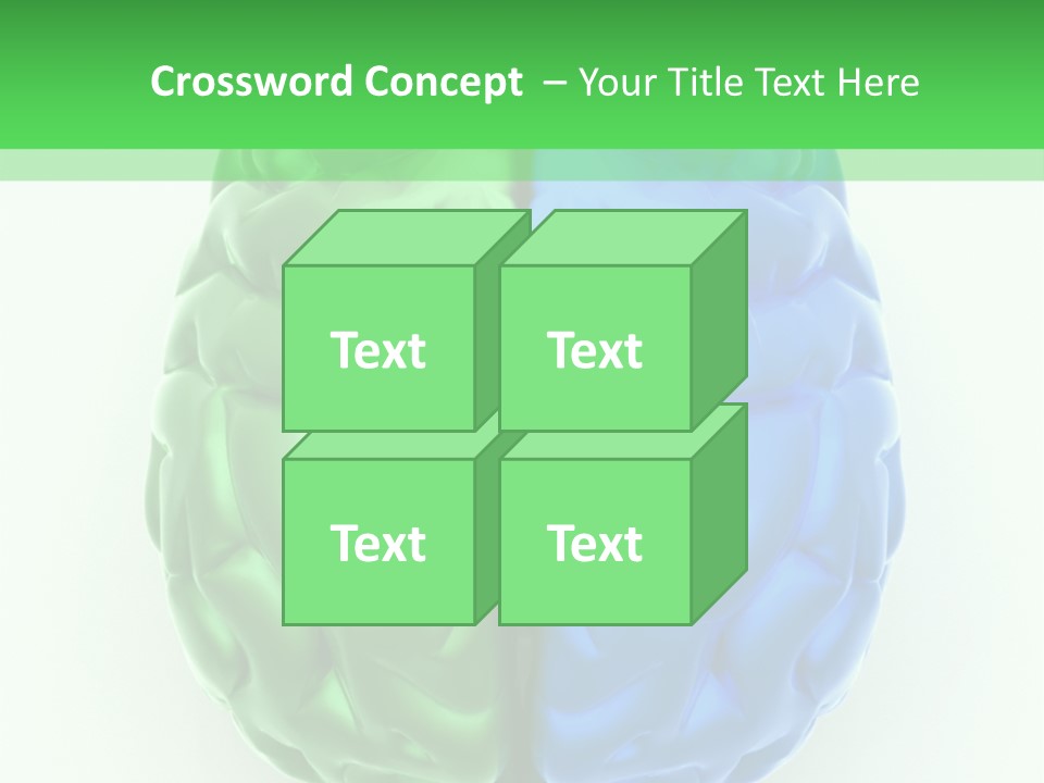Intelligence Anatomy Psychology PowerPoint Template