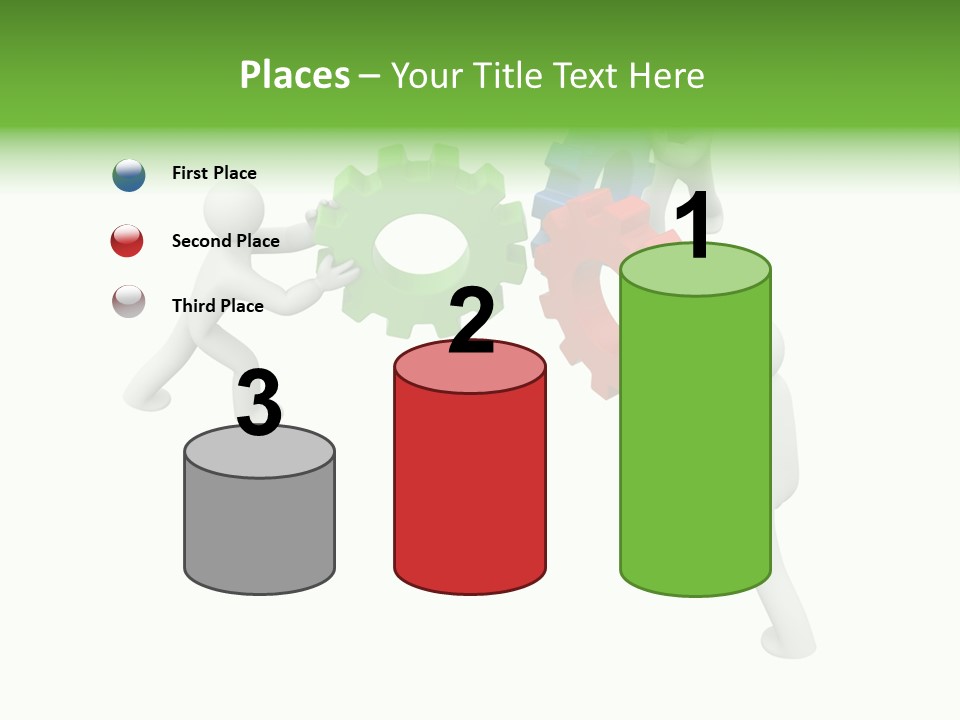 Pinion Business Machine PowerPoint Template
