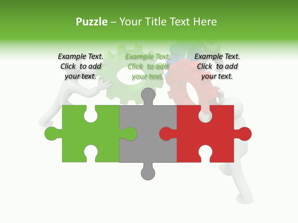 Pinion Business Machine PowerPoint Template