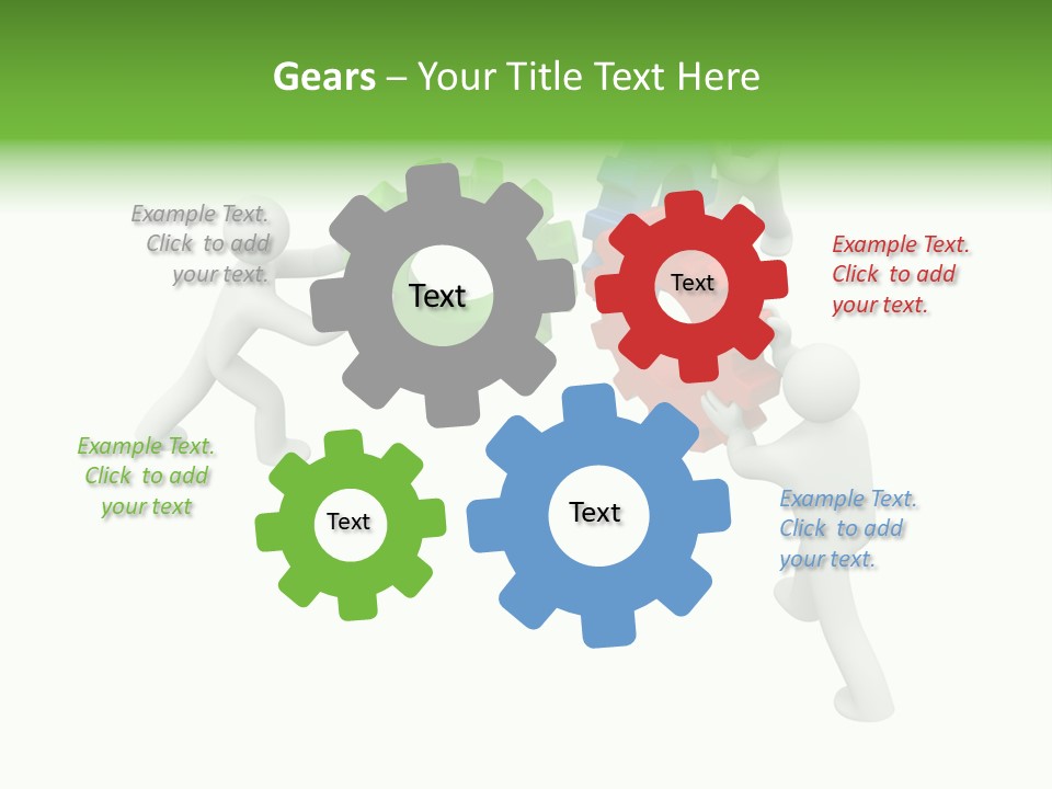 Pinion Business Machine PowerPoint Template