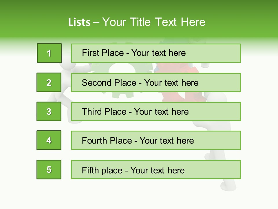 Pinion Business Machine PowerPoint Template