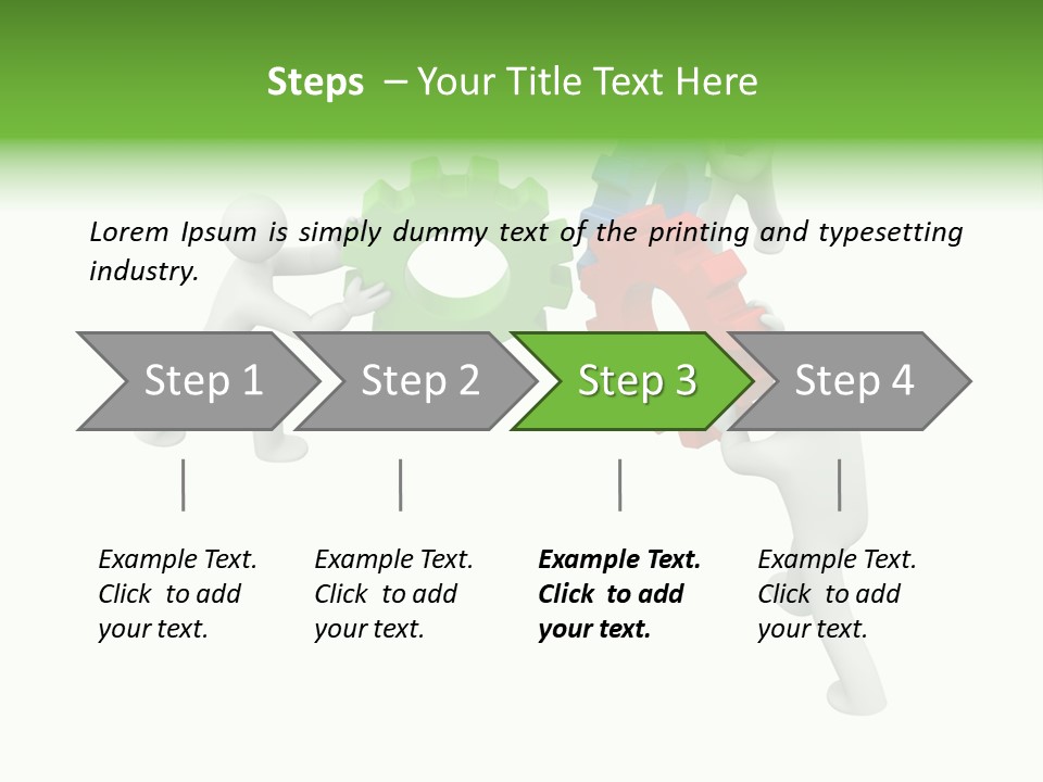 Pinion Business Machine PowerPoint Template