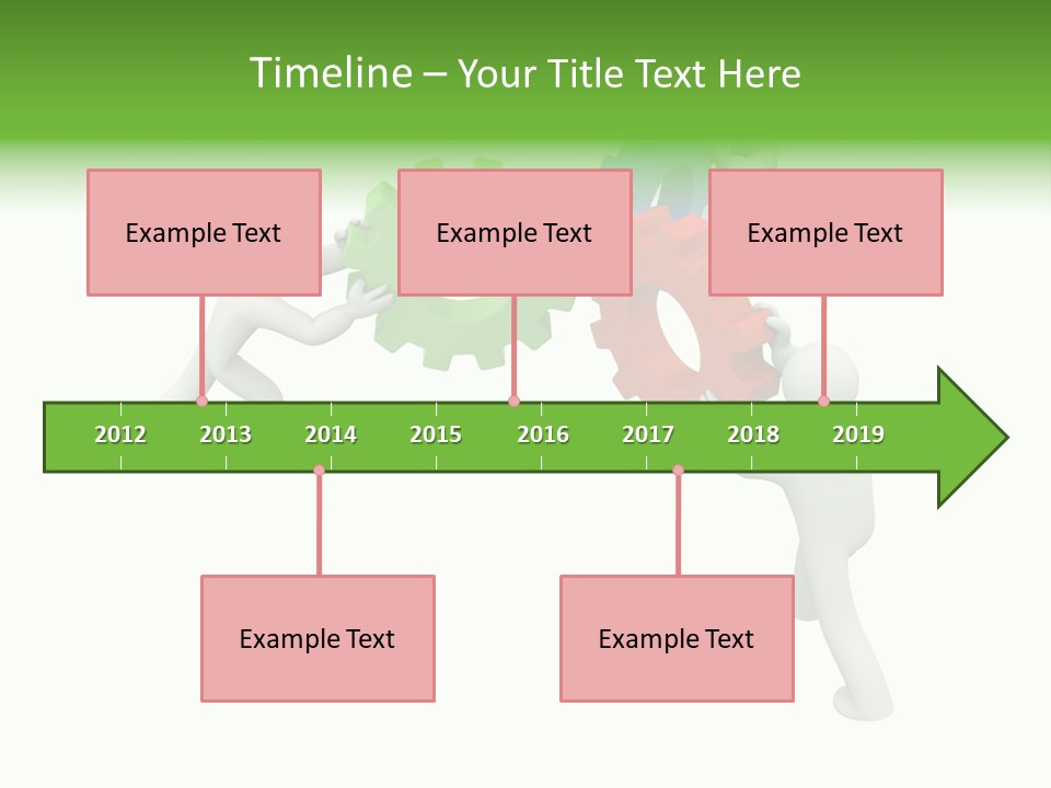 Pinion Business Machine PowerPoint Template