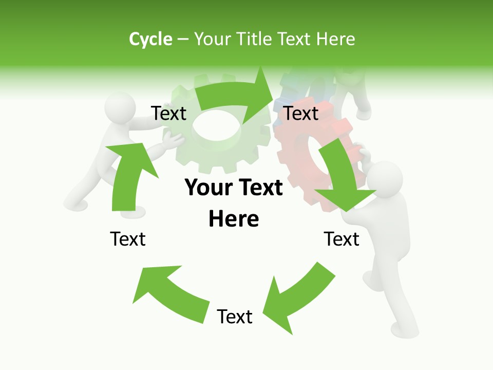 Pinion Business Machine PowerPoint Template