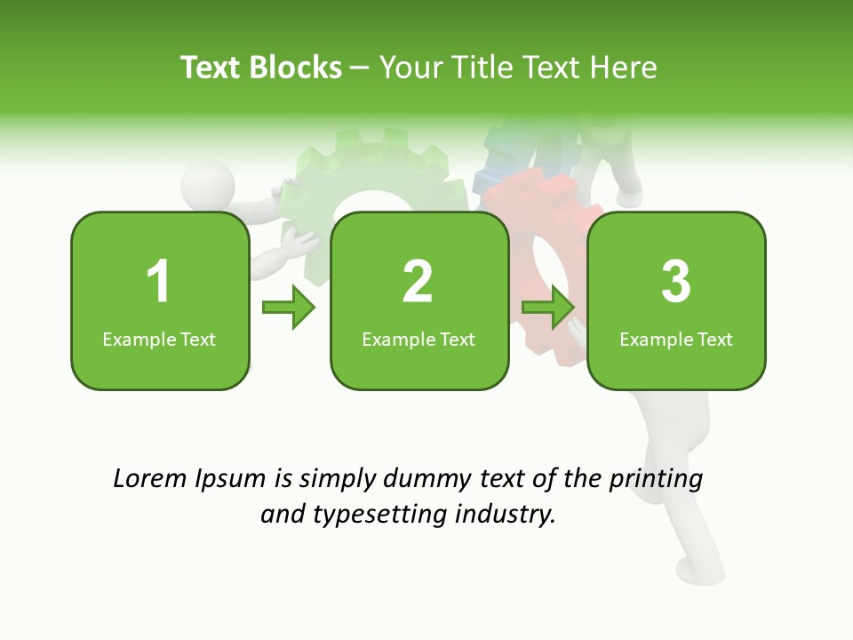 Pinion Business Machine PowerPoint Template