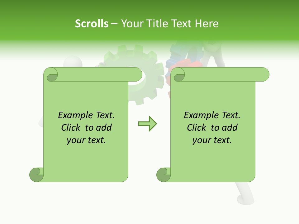Pinion Business Machine PowerPoint Template