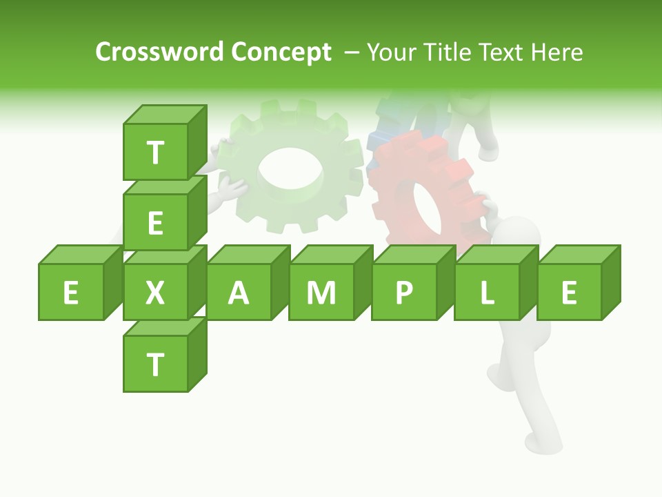 Pinion Business Machine PowerPoint Template