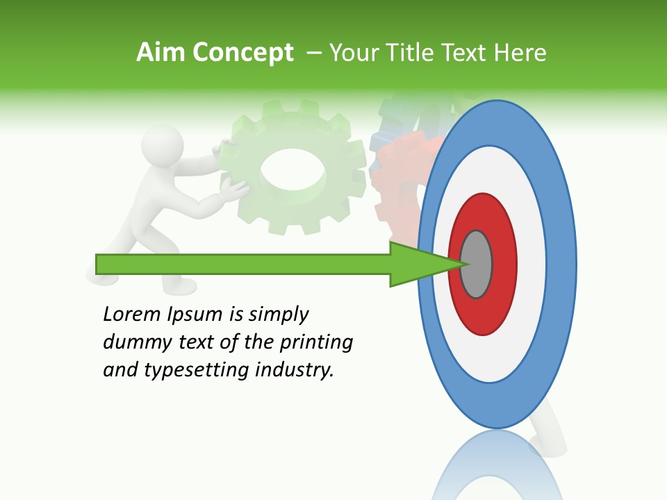 Pinion Business Machine PowerPoint Template