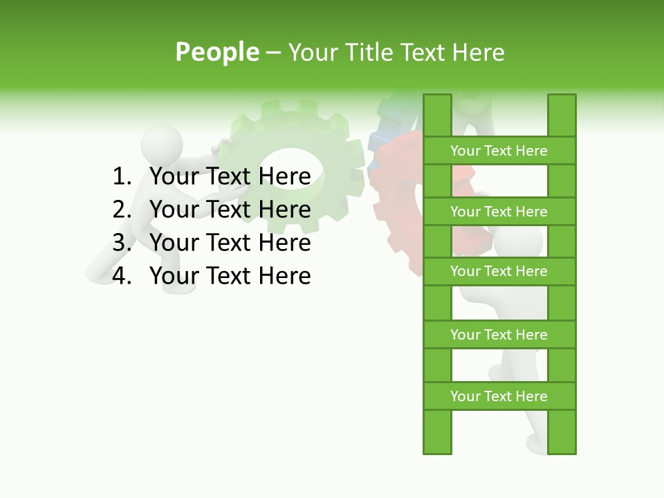 Pinion Business Machine PowerPoint Template