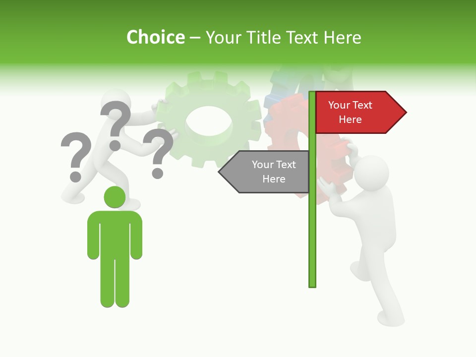 Pinion Business Machine PowerPoint Template