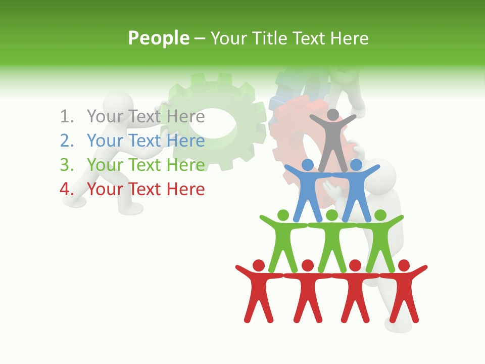 Pinion Business Machine PowerPoint Template