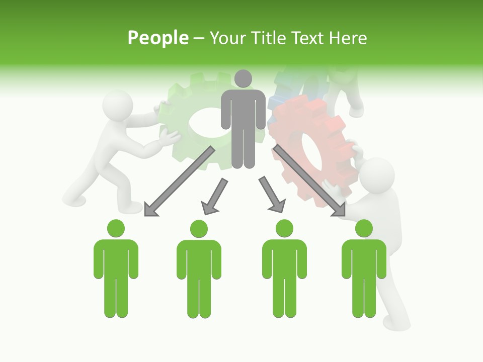 Pinion Business Machine PowerPoint Template